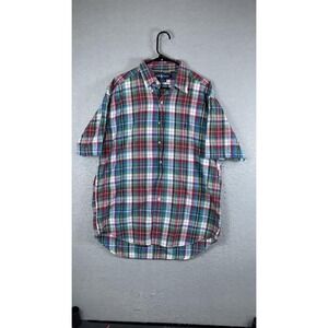 Ralph‎ Lauren Blake Shirt Mens Large Multicolor Plaid Short Sleeve Cotton